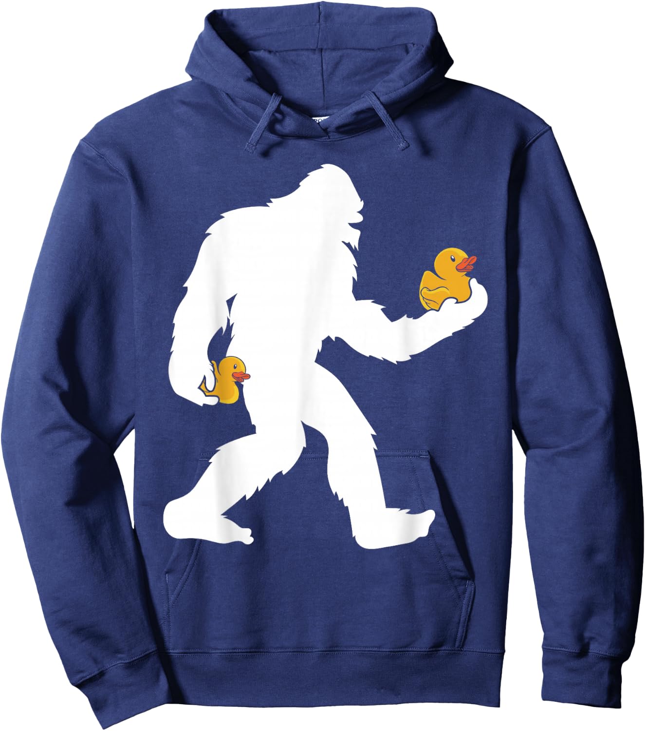 Sasquatch Big Foot Yetti Kids Rubber Duck Hoodie - Hoodie | Navy