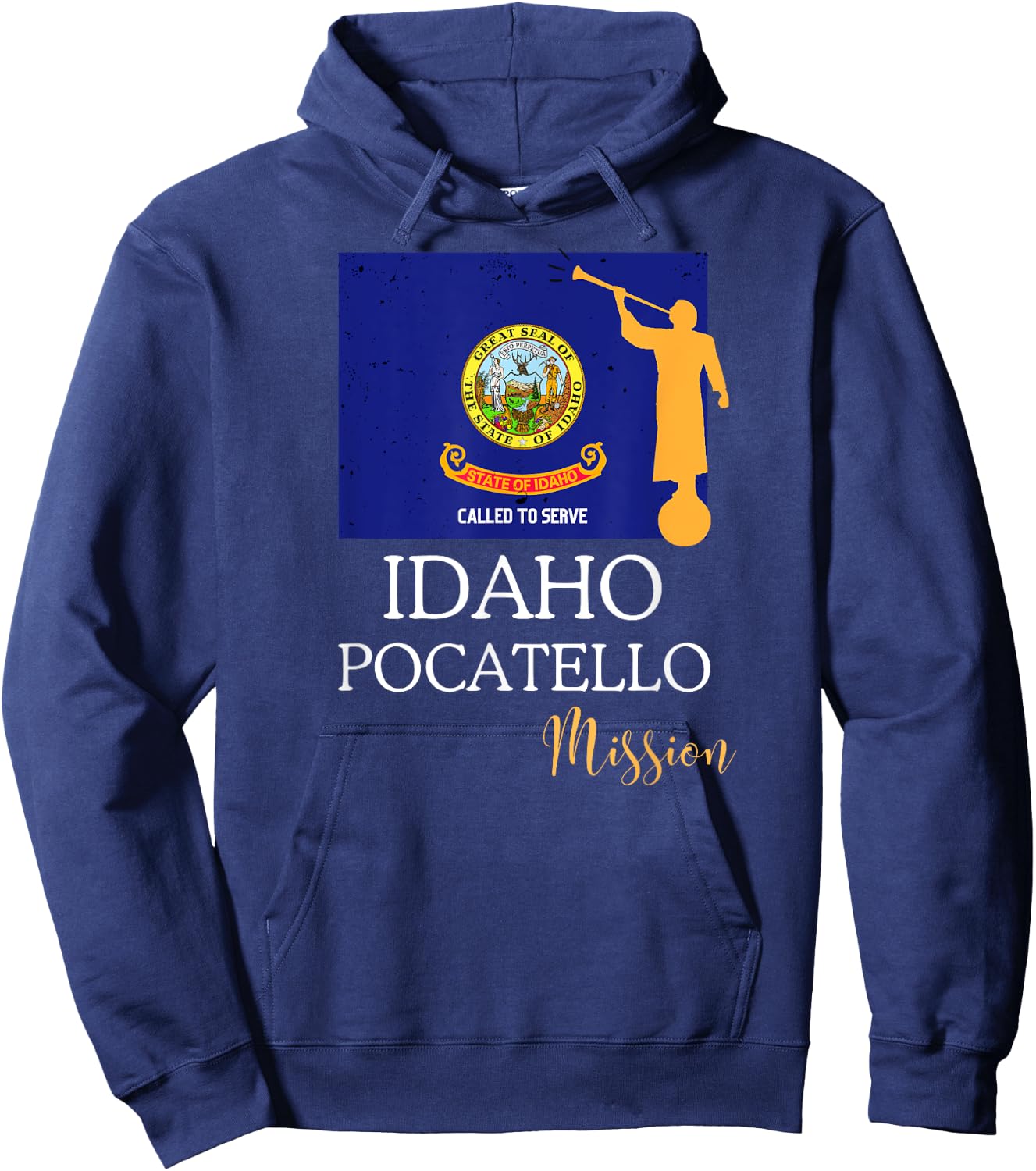Idaho Pocatello Mormon LDS Mission Missionary Hoodie - Hoodie | Navy