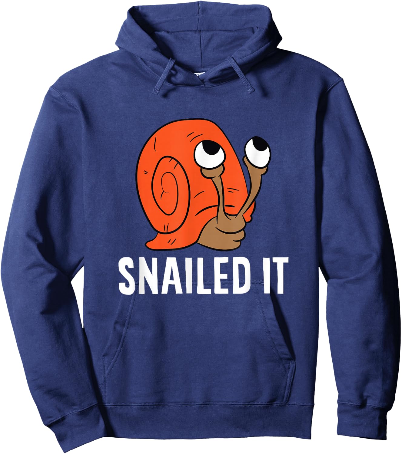 Snailed It Funny Snails Snail Lovers Hoodie - Hoodie | Navy