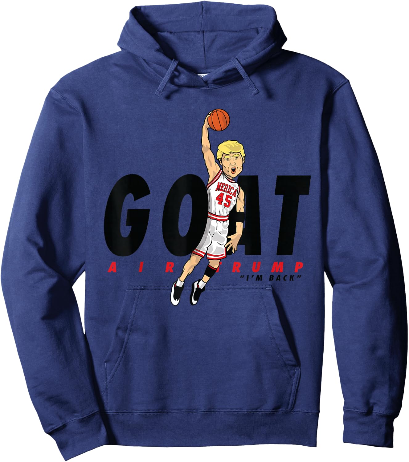 The Presidential Basketball Donald Trump design Hoodie - Hoodie | Navy