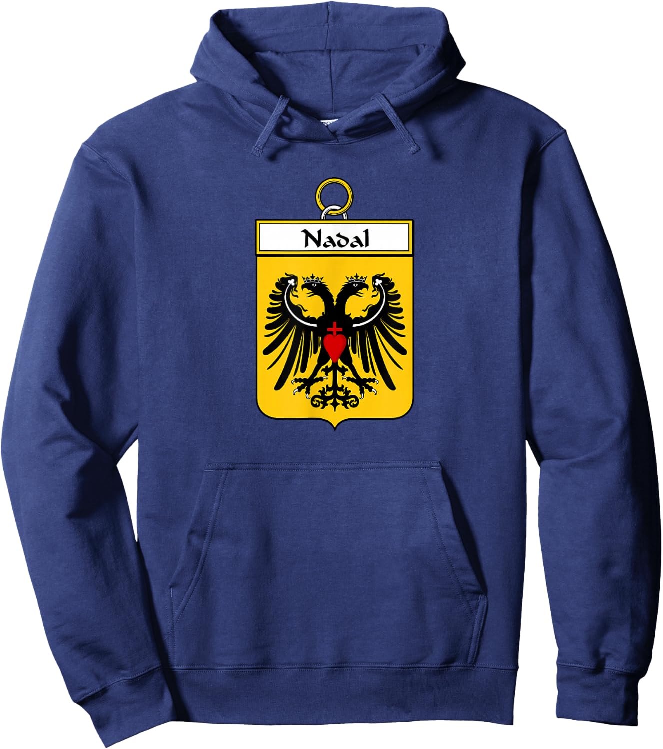 Nadal Coat of Arms - Family Crest Hoodie - Hoodie | Navy