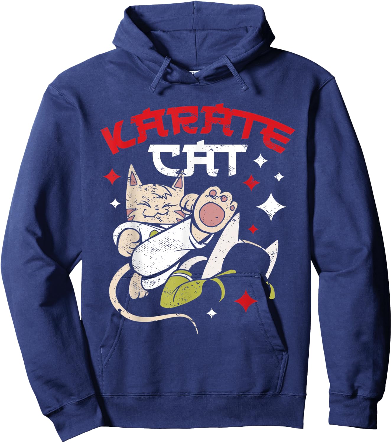Karate Cat Hoodie - Hoodie | Navy