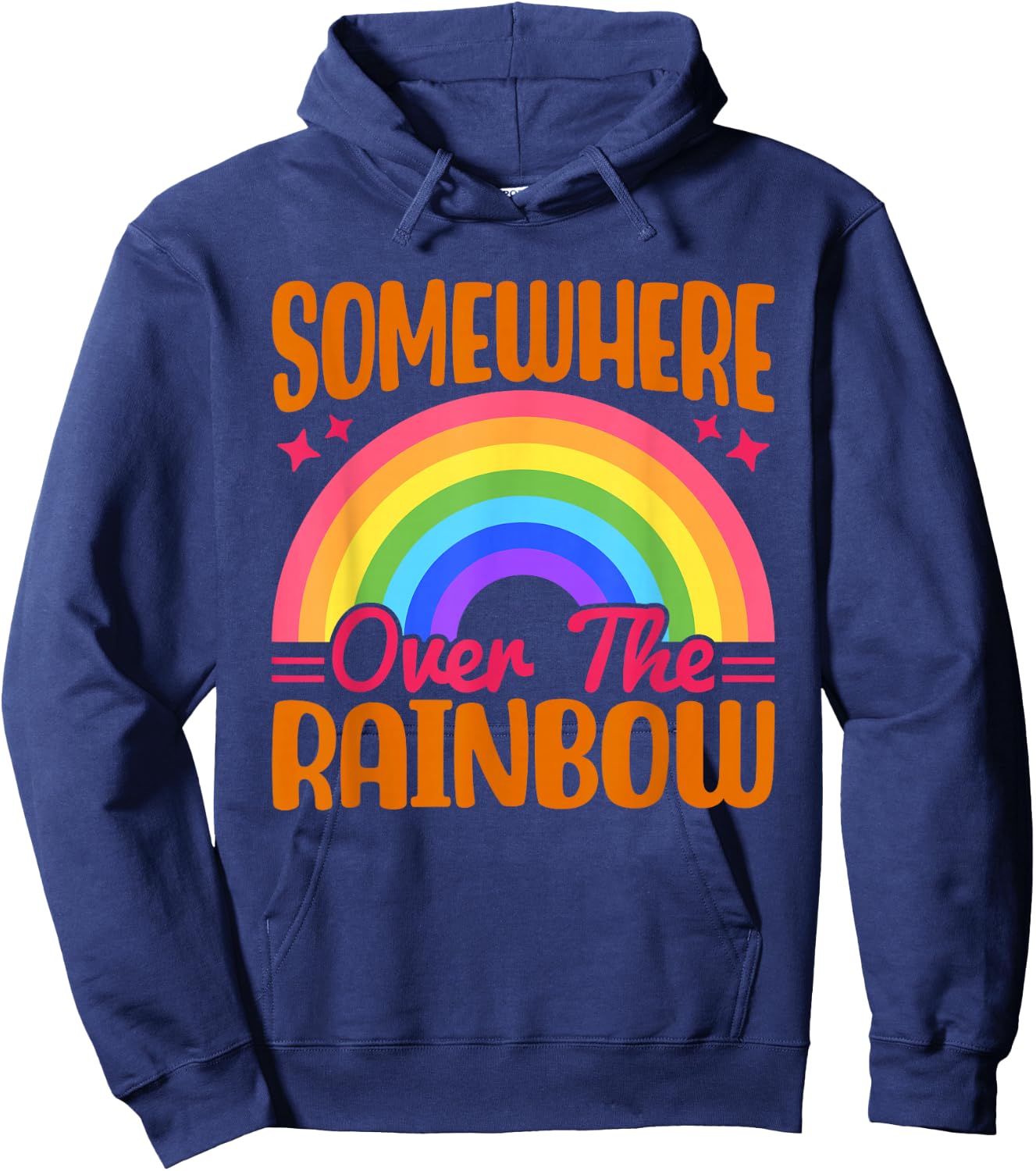 Somewhere Over The Rainbow Hoodie - Hoodie | Navy