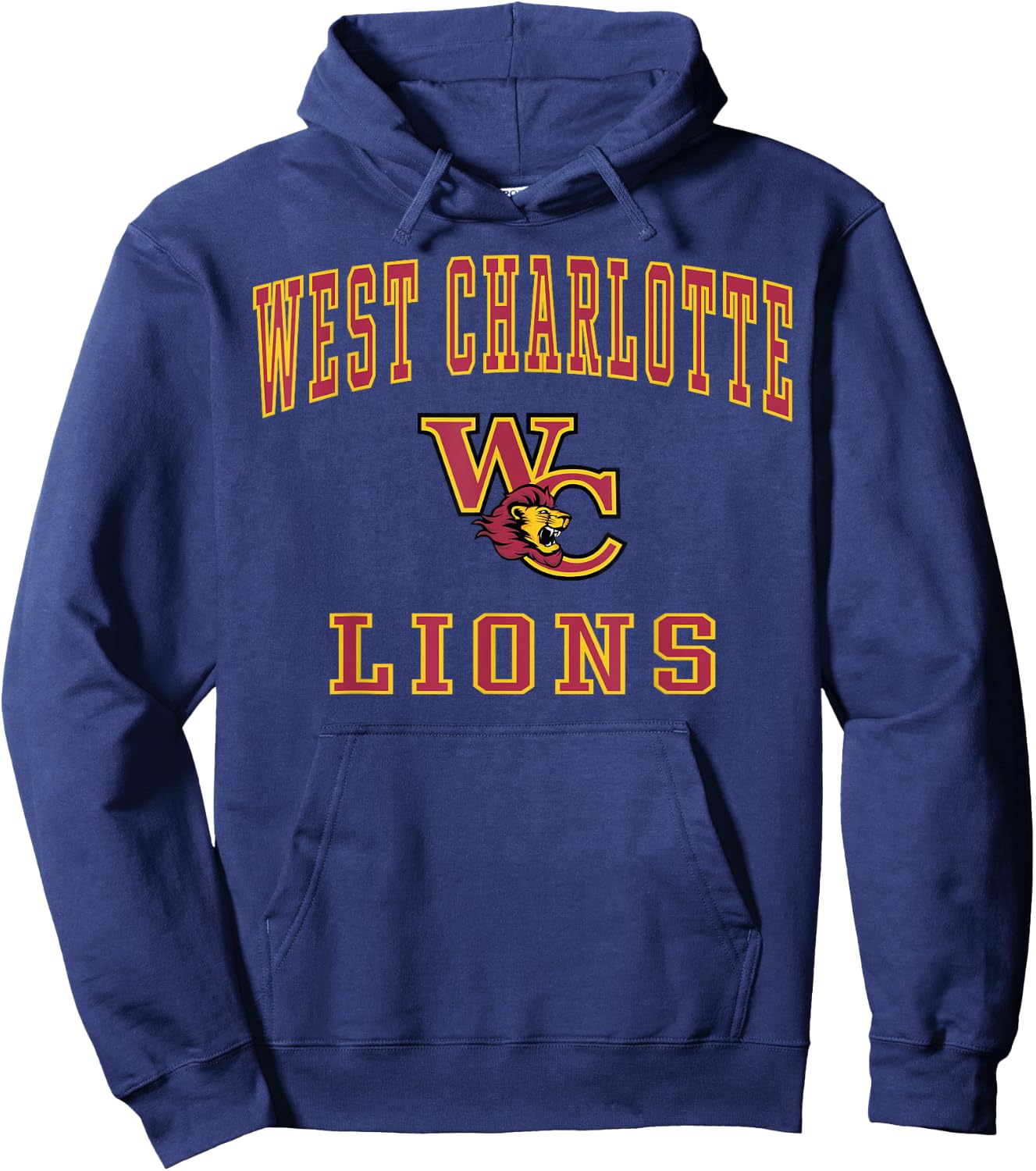 West Charlotte High School Lions Hoodie - Hoodie | Navy