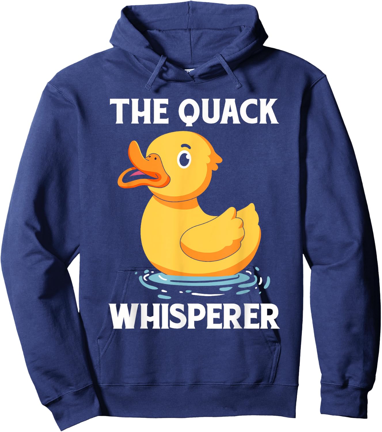 Duck Gifts Women Rubber Ducky Meme Quack Hoodie - Hoodie | Navy