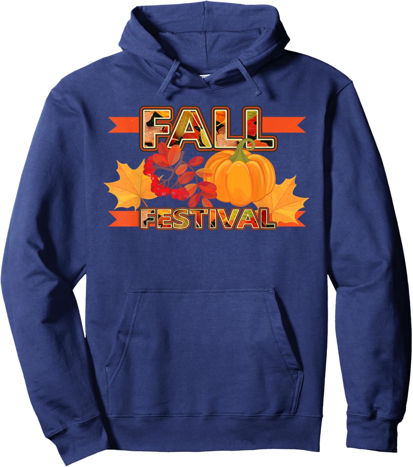 Fall Festival Christian Fall Season Hoodie - Hoodie | Navy