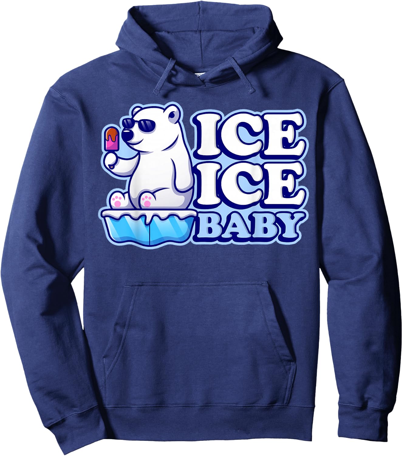 Ice Ice Baby Eisbären Hoodie - Hoodie | Navy