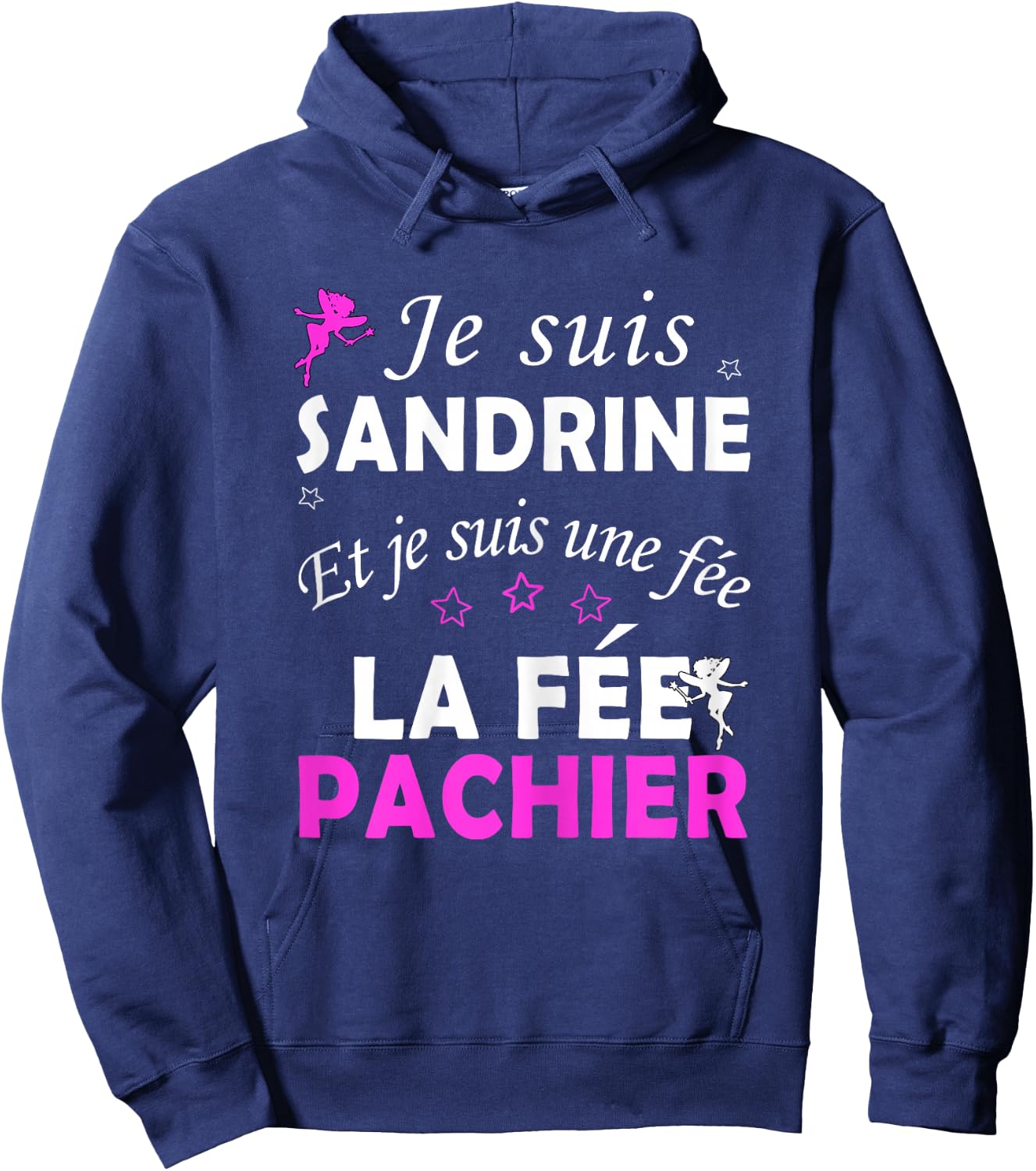 Sandrine , Black, Female X-Small Hoodie - Hoodie | Navy