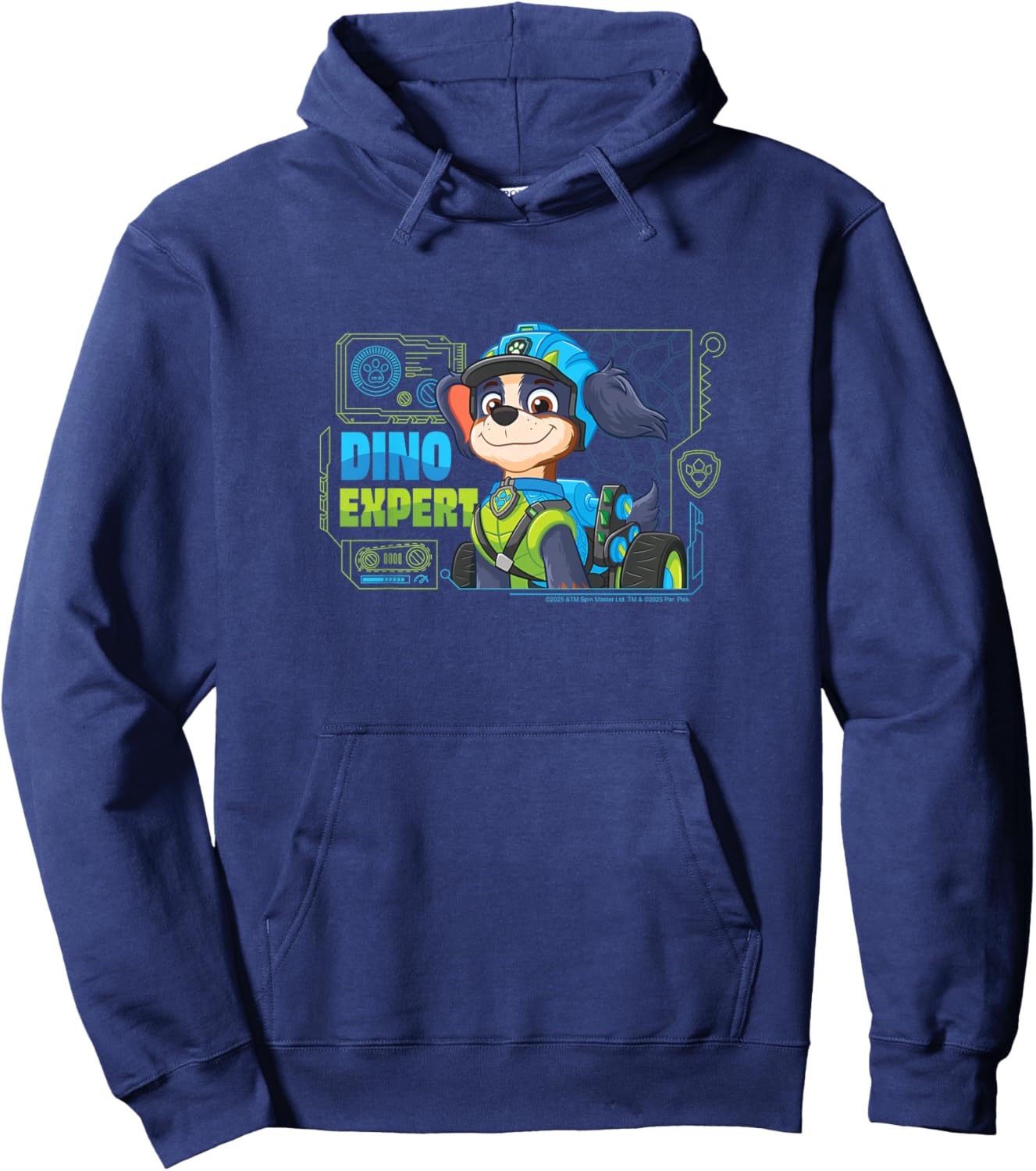 Paw Patrol: The Dino Movie - Rex Dino Expert Hoodie - Hoodie | Navy