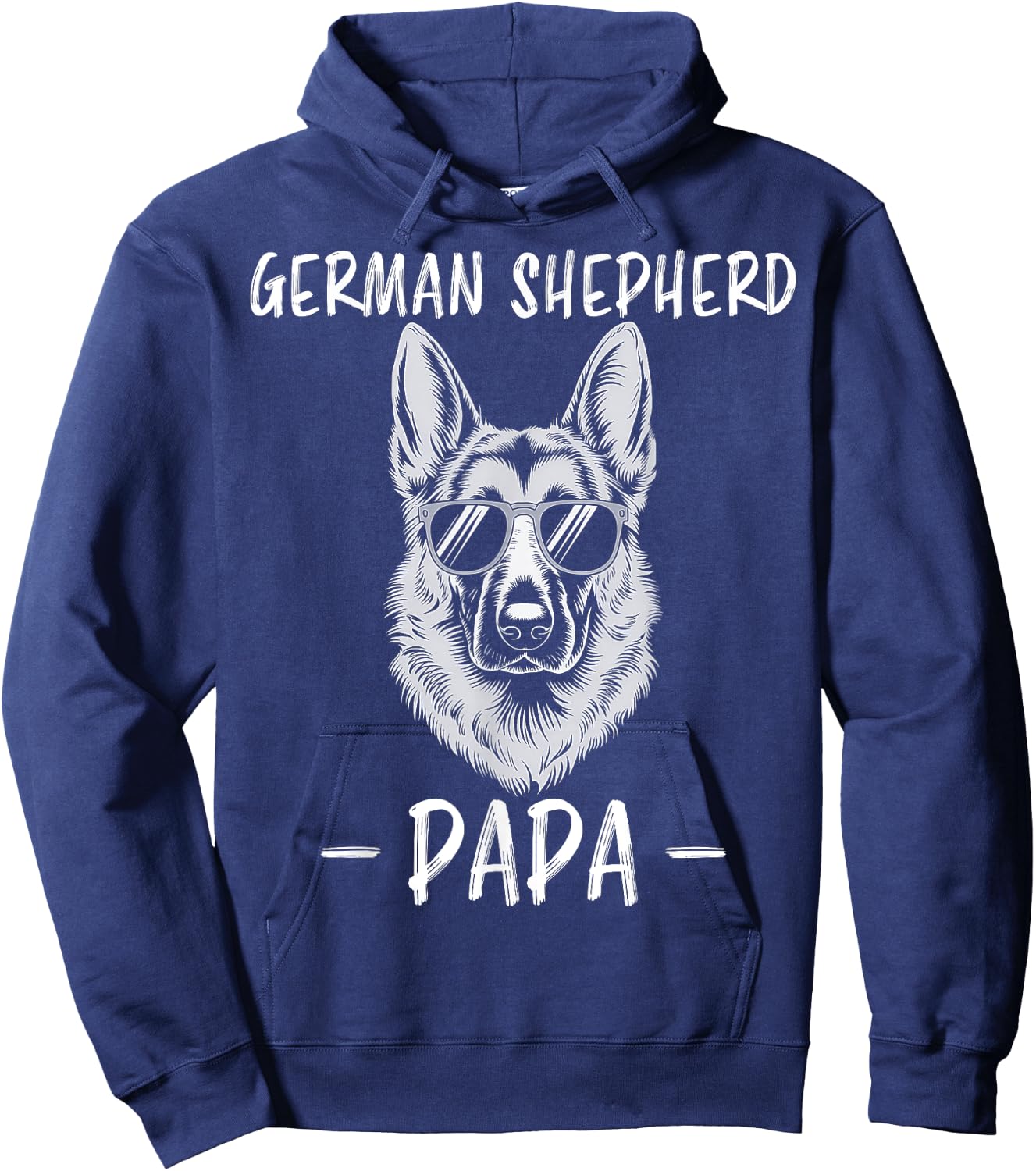 German Shepherd Dad Funny German Shepherd Hoodie - Hoodie | Navy
