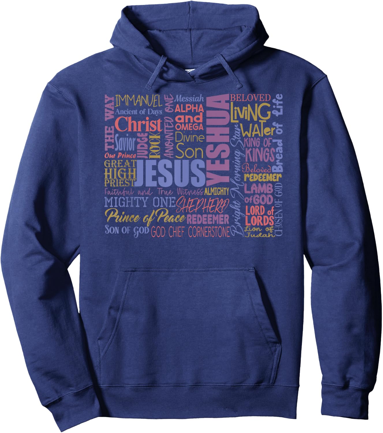 Names of God Hoodie - Hoodie | Navy