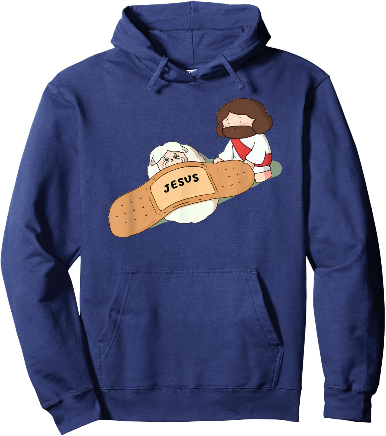 Jesus heal Funny Christian Faith Healer Healing Hoodie - Hoodie | Navy