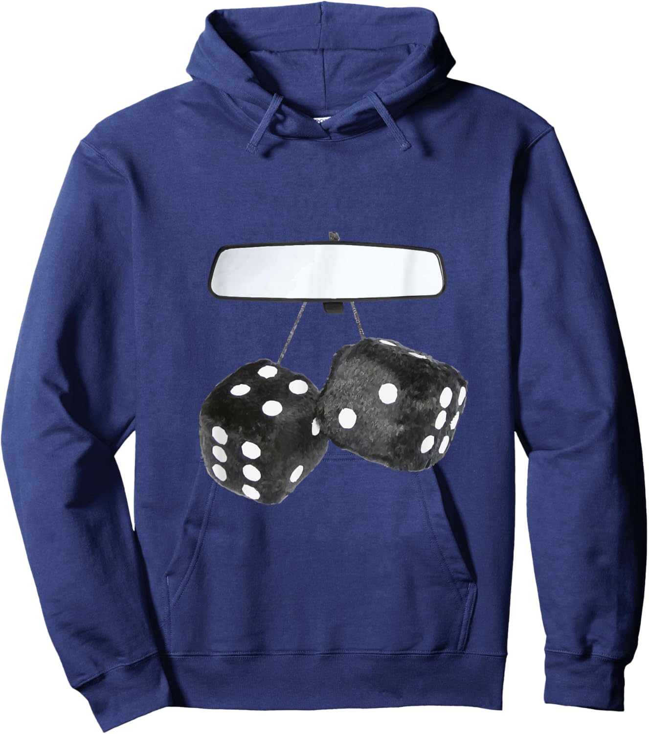 Fluffy Dice Hoodie - Hoodie | Navy