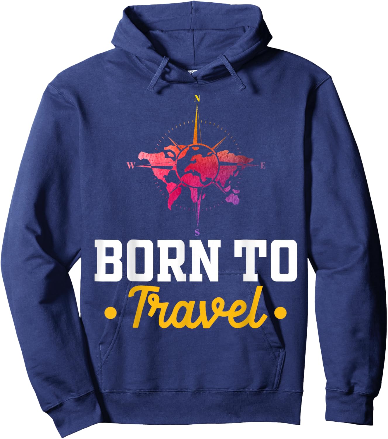 Geboren um zu Reisen - Reisen Hoodie - Hoodie | Navy