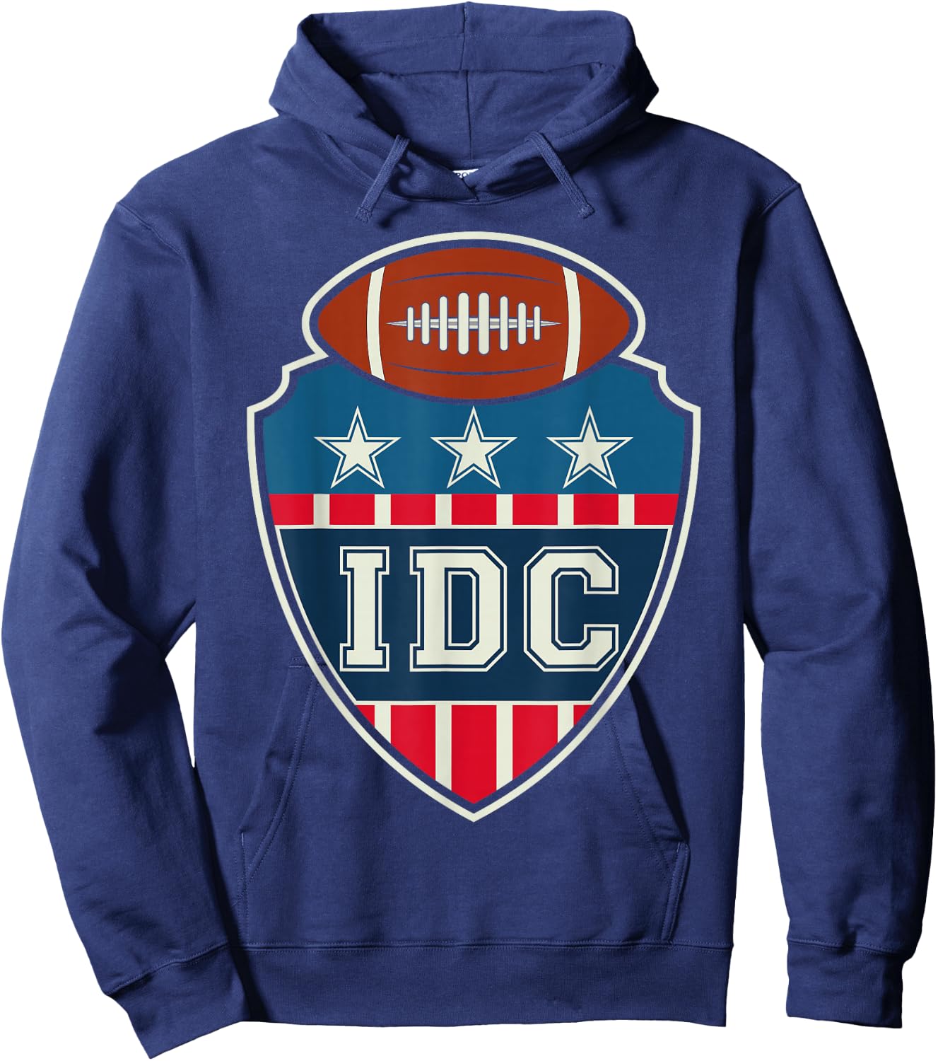IDC American Football Lover Retro Hoodie - Hoodie | Navy