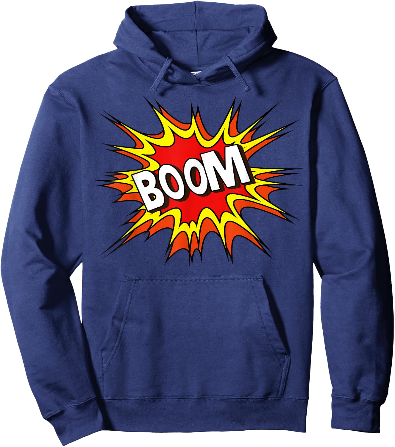 BOOM! Iconic Comic Fun Shirt Hoodie - Hoodie | Navy