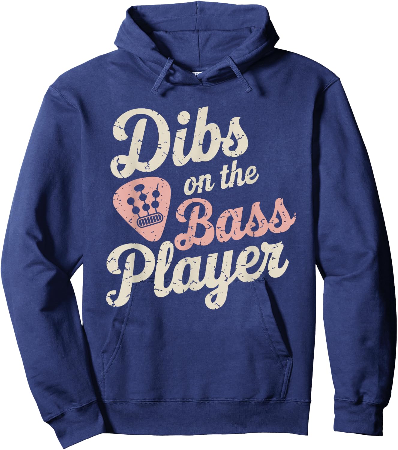 Dibs On The Bassist Dibs On The Bass Player Hoodie - Hoodie | Navy