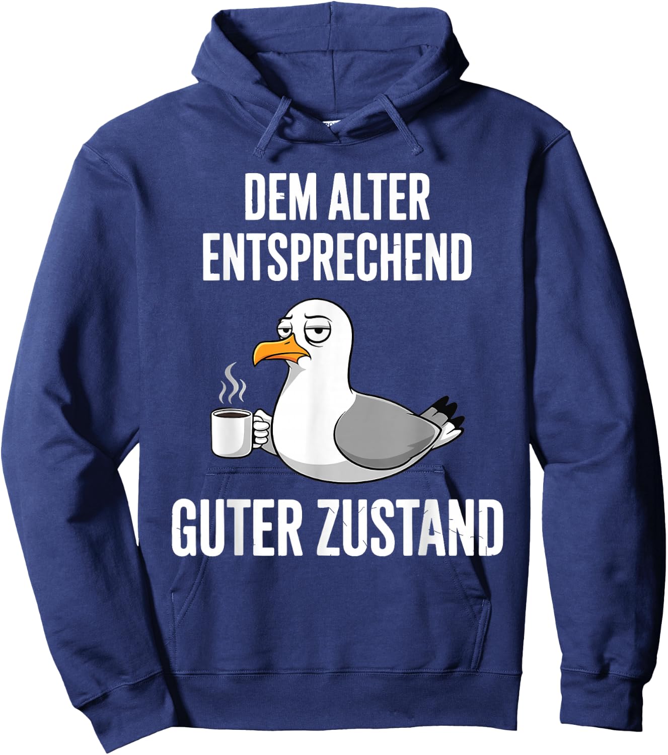 Dem Alter Entsprechend Guter Zustand Möwe Hoodie - Hoodie | Navy