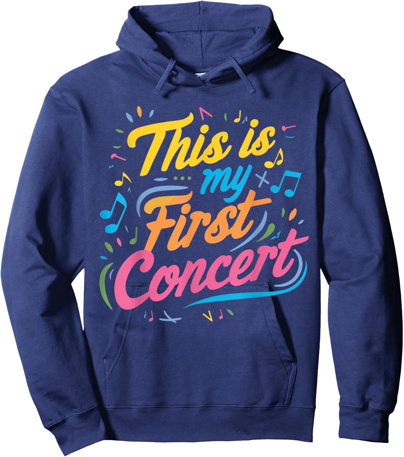 This is My First Concert Hoodie - Hoodie | Navy