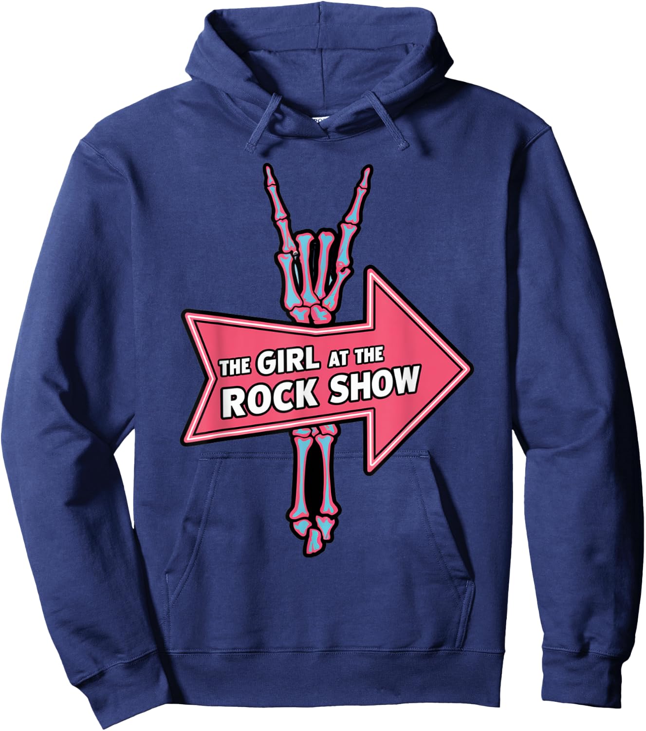 I Am The Girl At The Rock Show Classic Hoodie - Hoodie | Navy