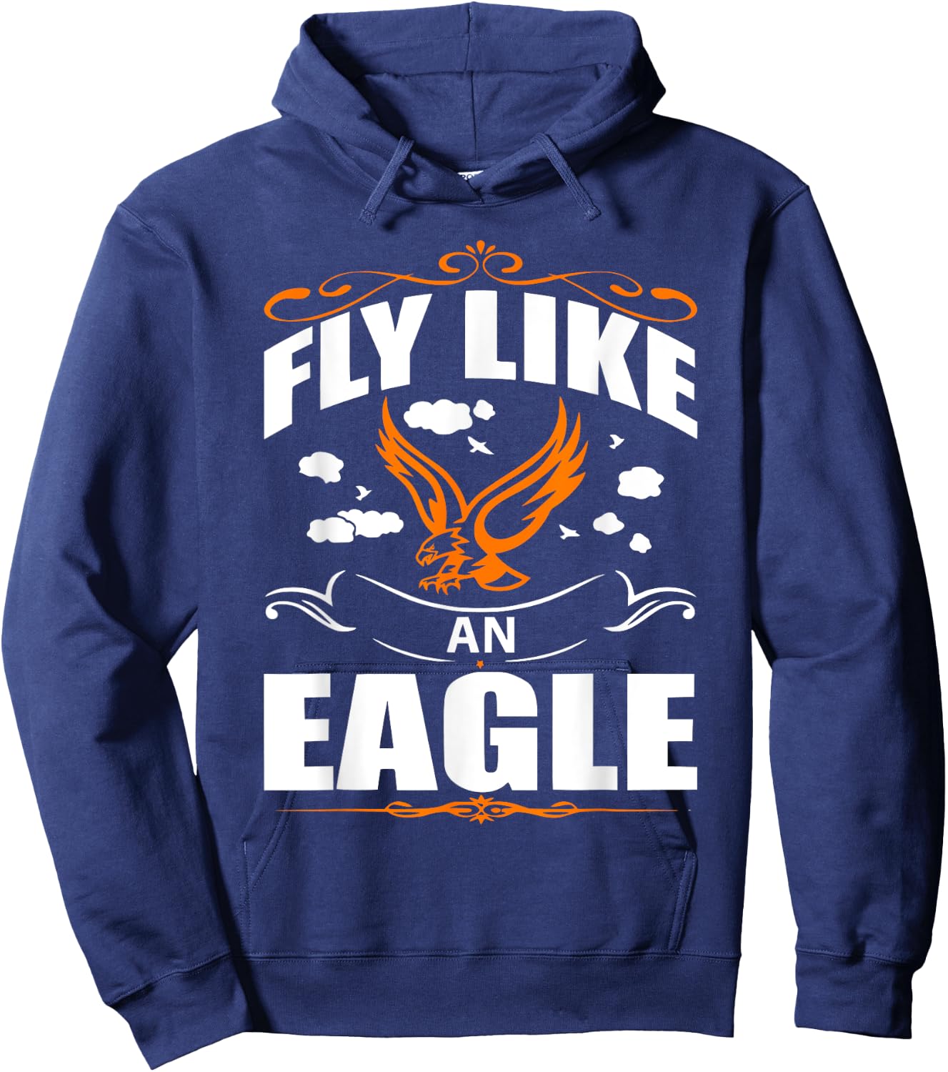 Fly like an eagle Apparel with Bird an Women Hoodie - Hoodie | Navy
