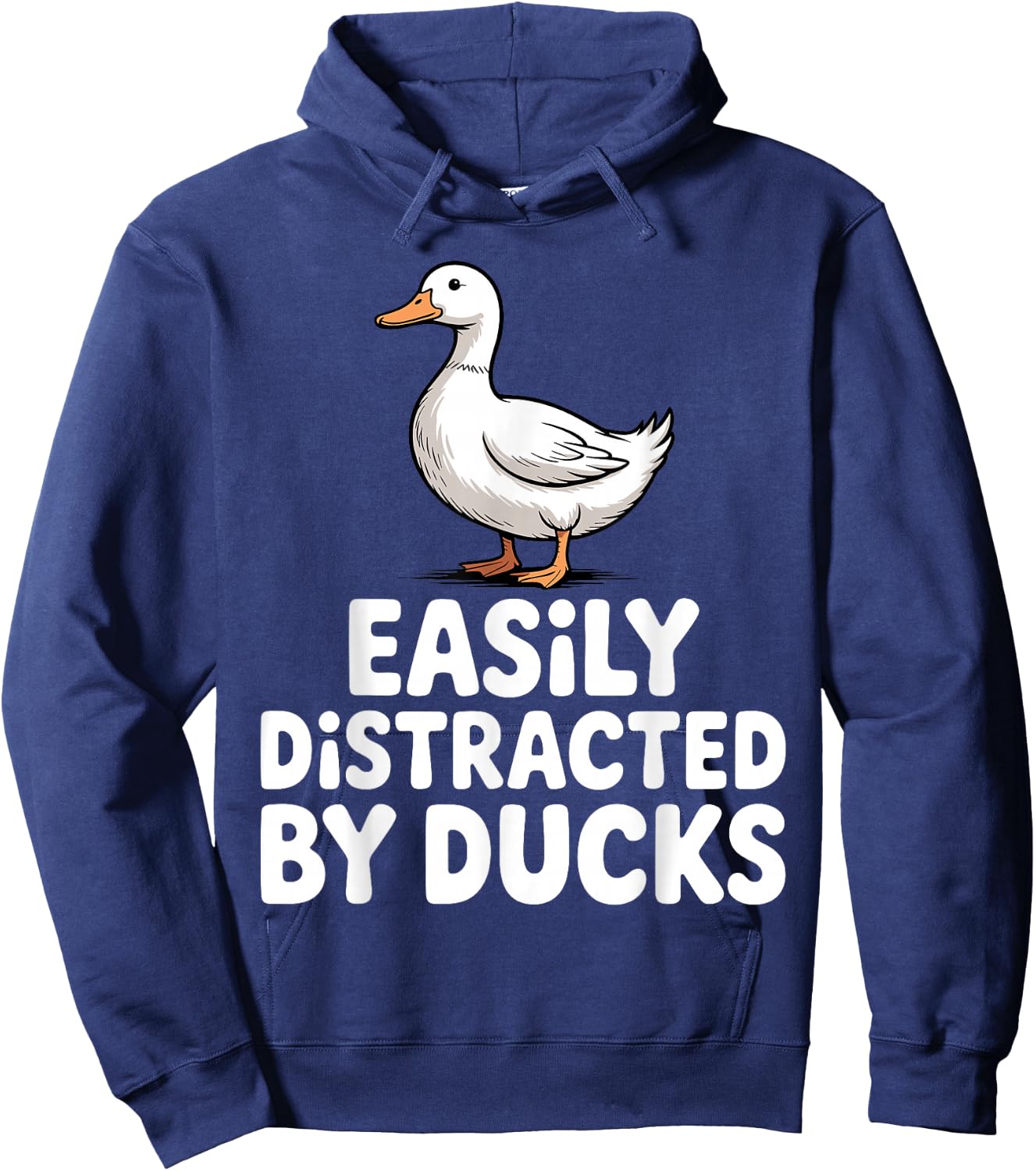 Cool Rubber Duck Design Women Kids Duck Lover Hoodie - Hoodie | Navy
