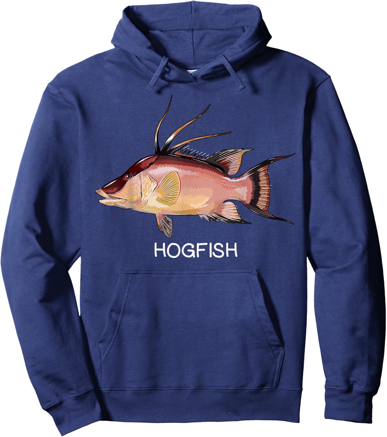 Hogfish Saltwater Game Fish Hoodie - Hoodie | Navy