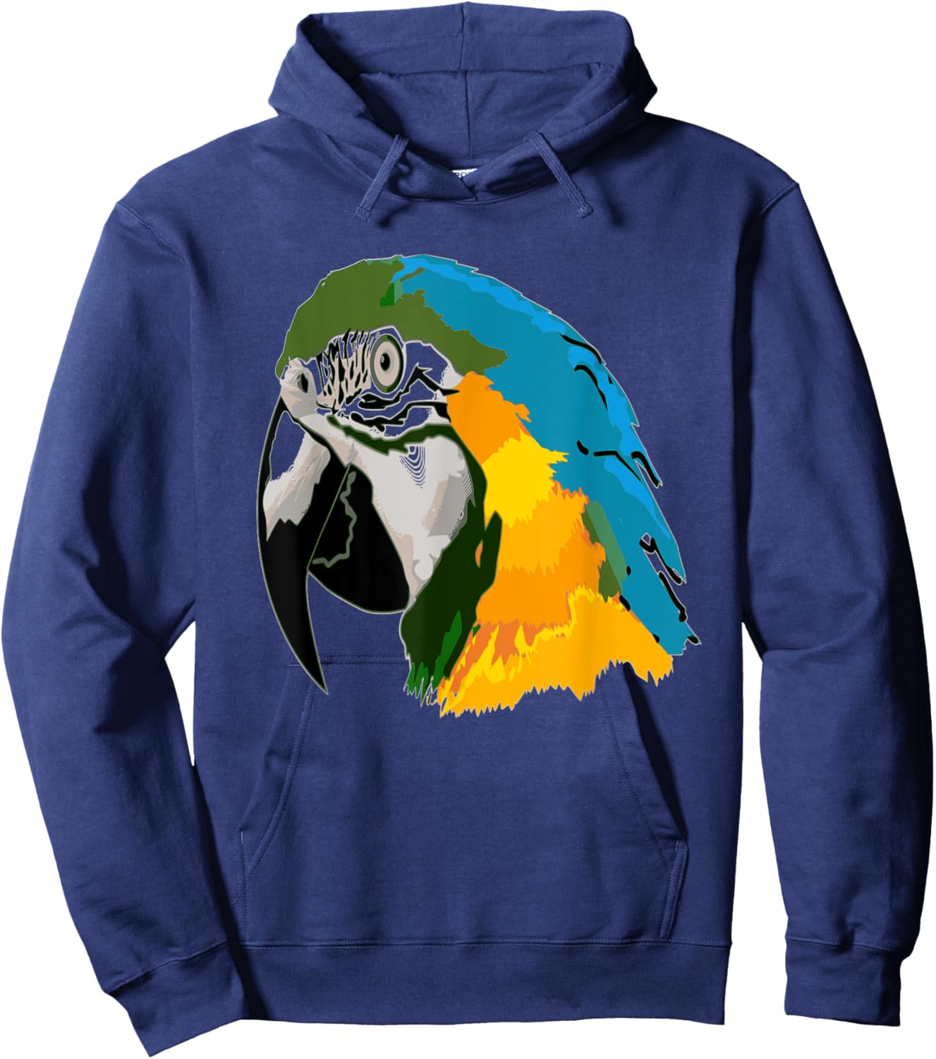 Bird Lovers Parrot Head Clothes Hoodie - Hoodie | Navy