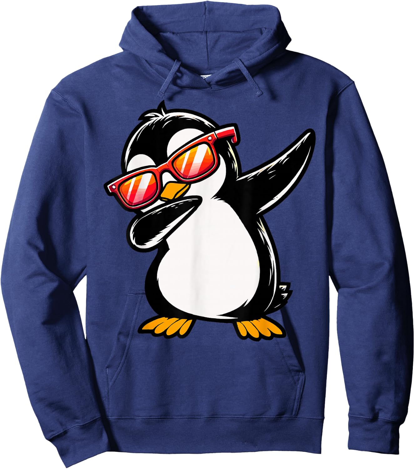 Dabbing Penguin day Cute Animal Birthday Party Hoodie - Hoodie | Navy