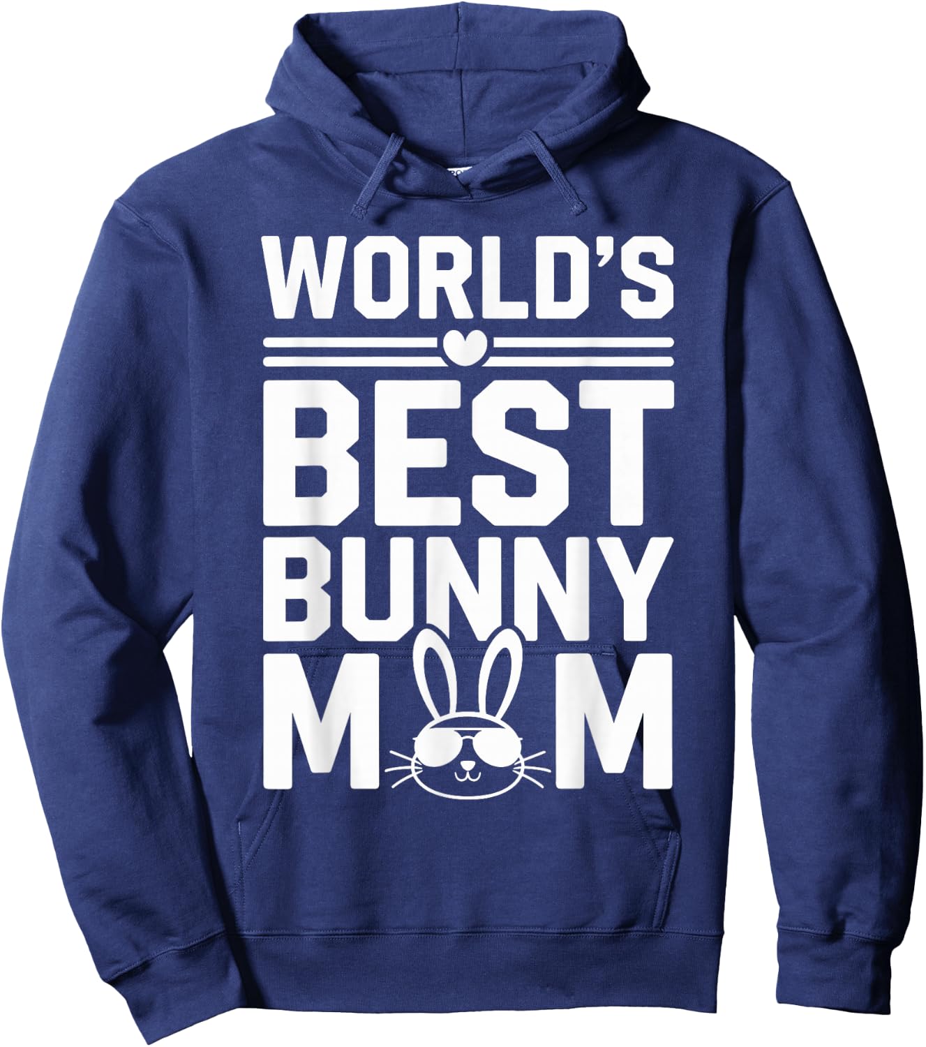 World’s Best Bunny Mom Women Rabbit Lover Hoodie - Hoodie | Navy