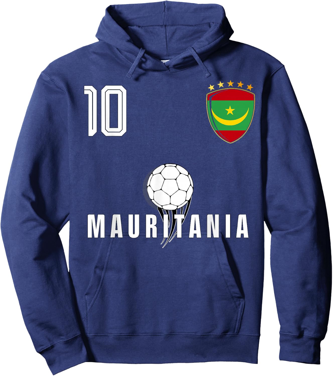 Mauritania Flag Mauritanian Pride Lovers Hoodie - Hoodie | Navy