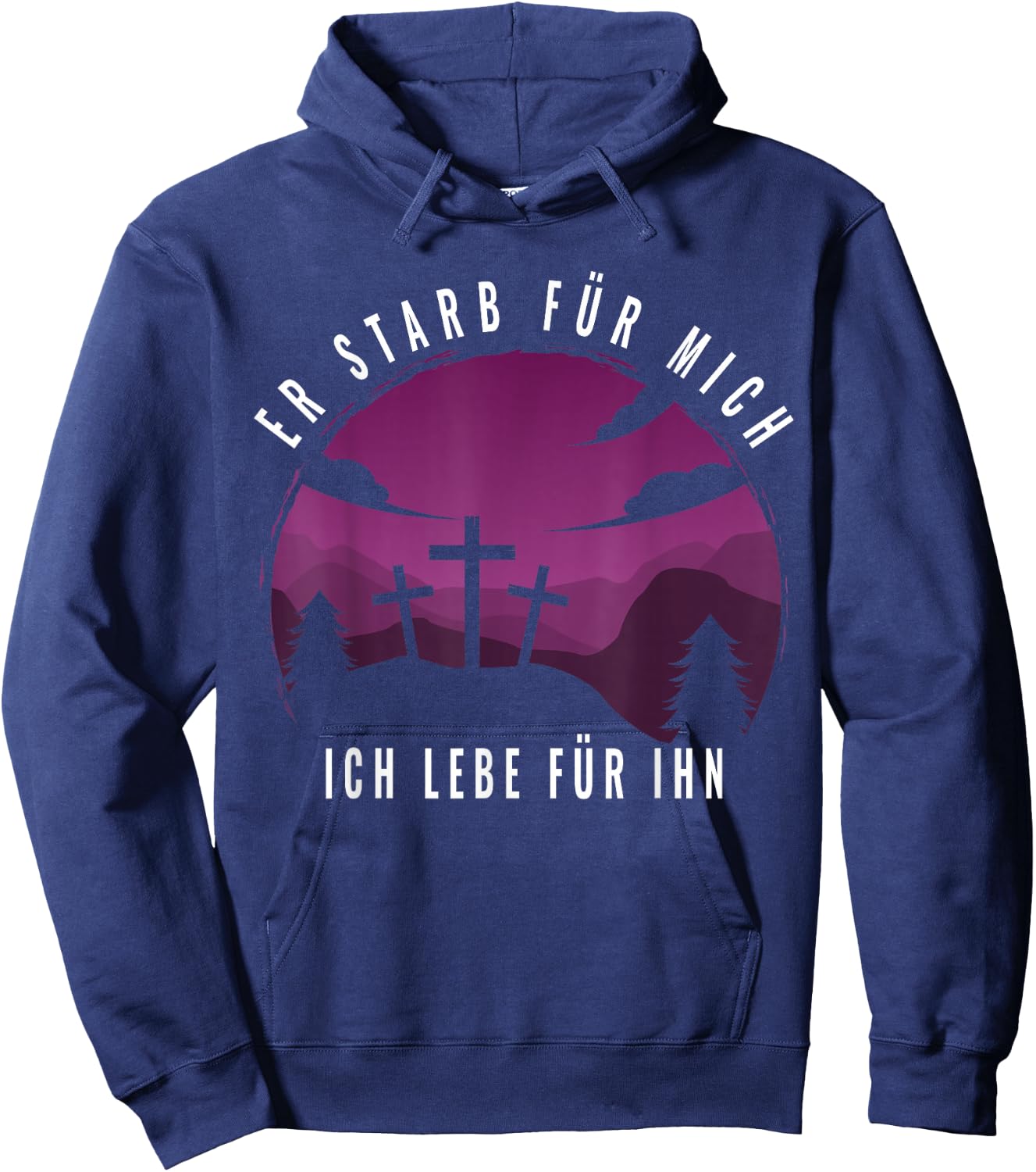 Easter Resurrection Jesus Hoodie - Hoodie | Navy