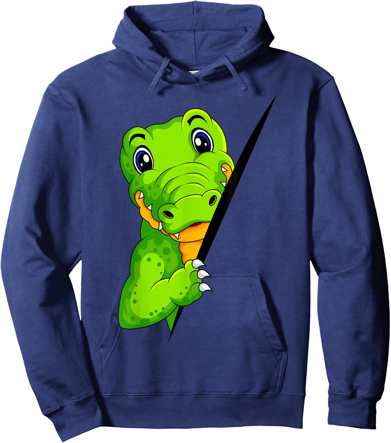 Krokodil Alligator Kinder Hoodie - Hoodie | Navy
