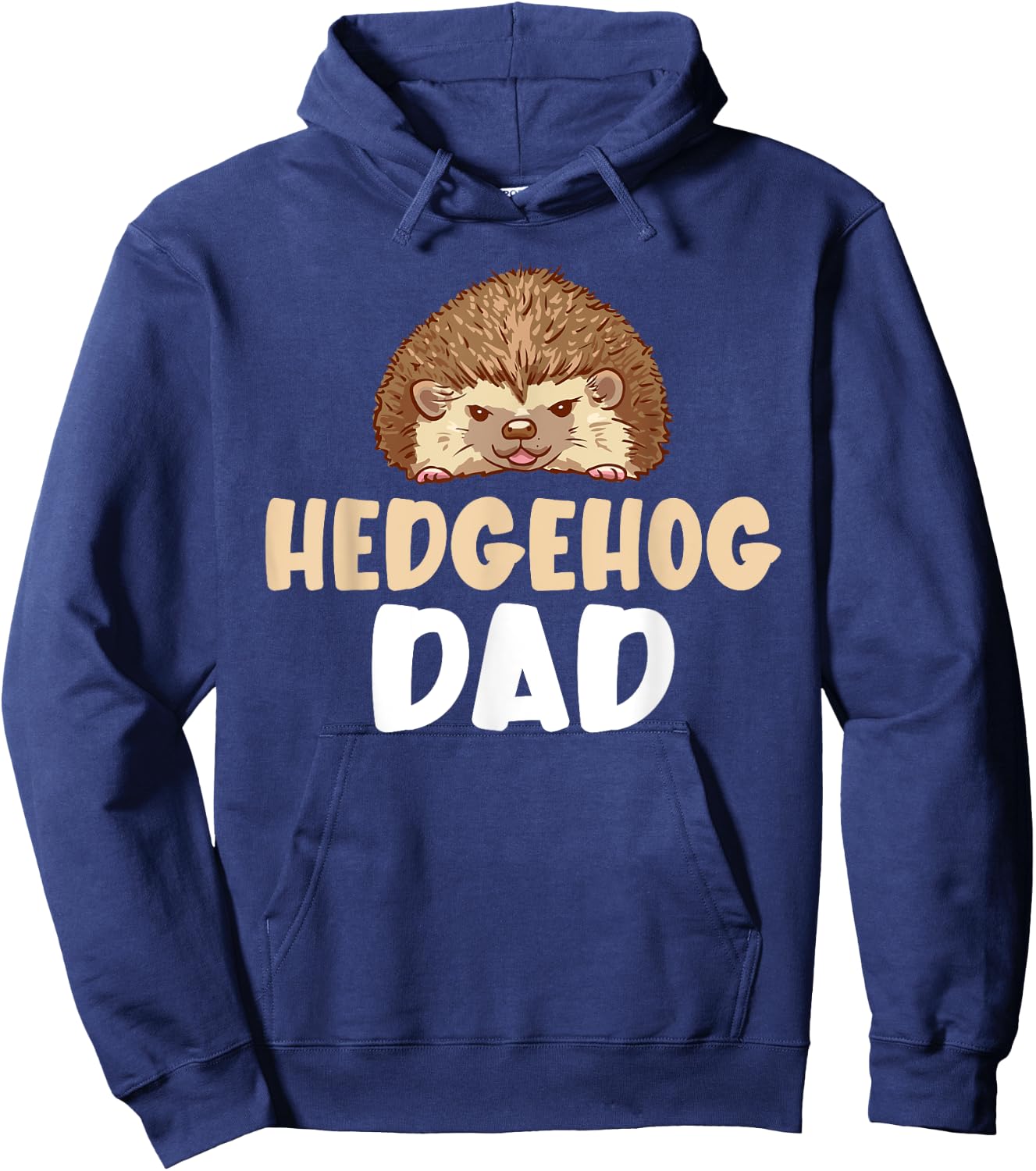 Hedgehog Dad Hoodie - Hoodie | Navy