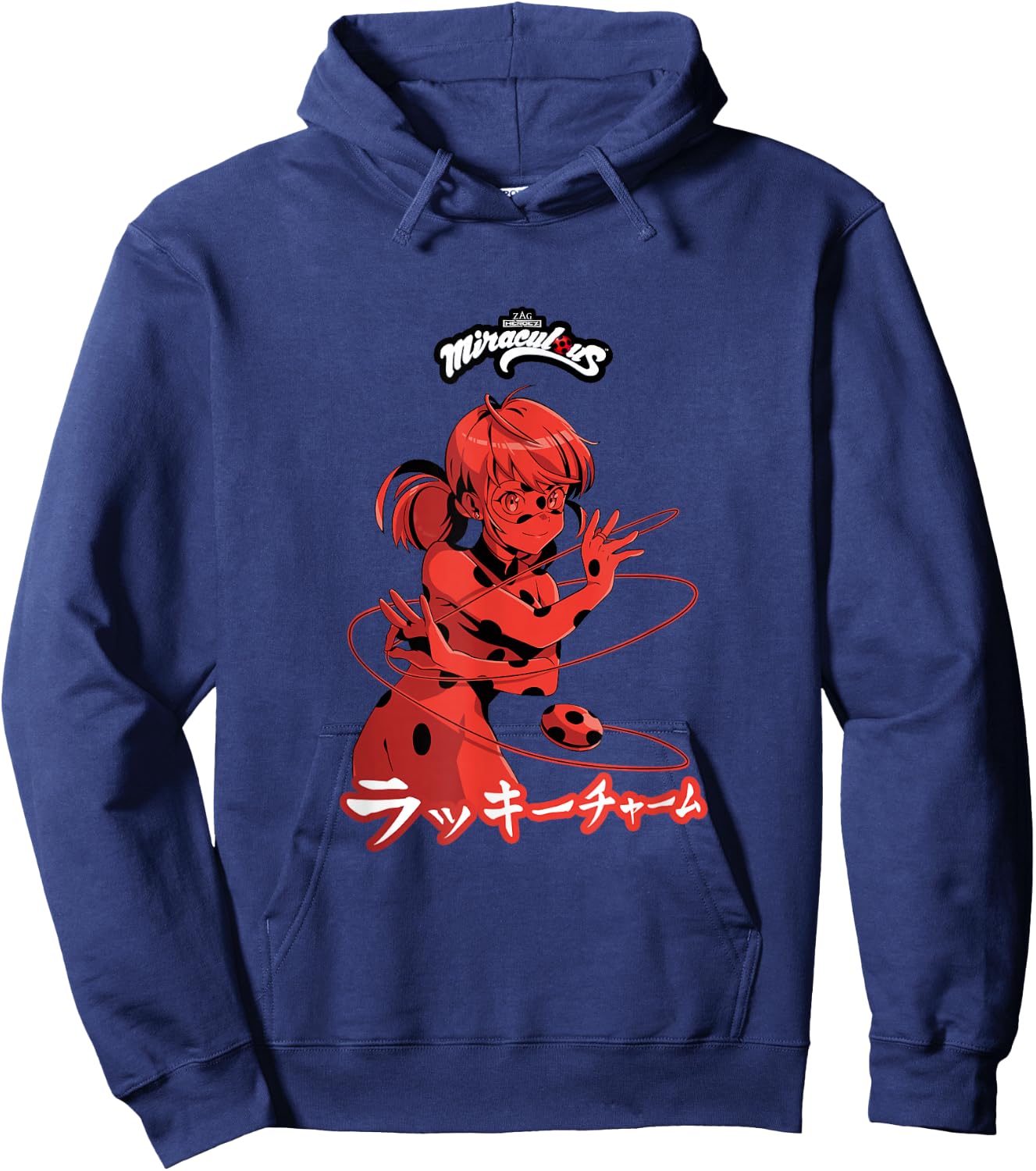Miraculous Ladybug Lucky Charm Manga Hoodie - Hoodie | Navy