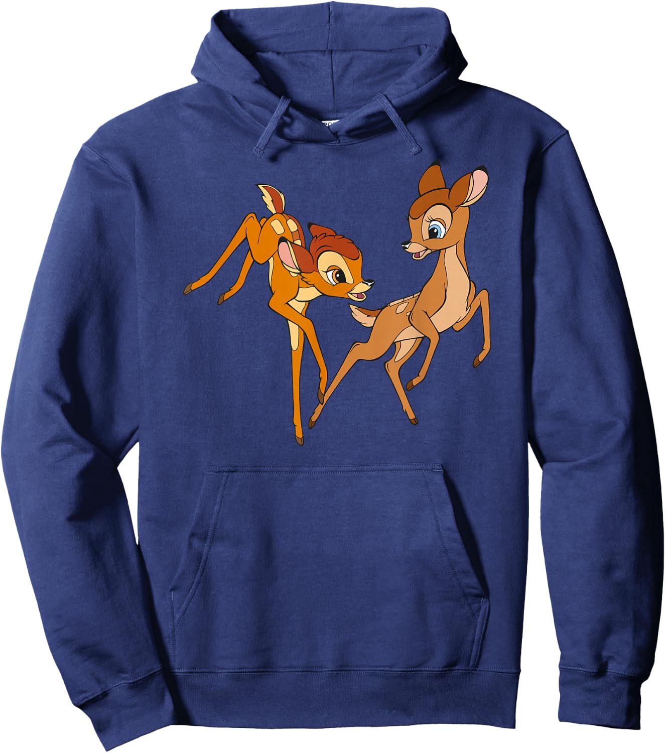 Bambi fawn , Black, S Hoodie - Hoodie | Navy
