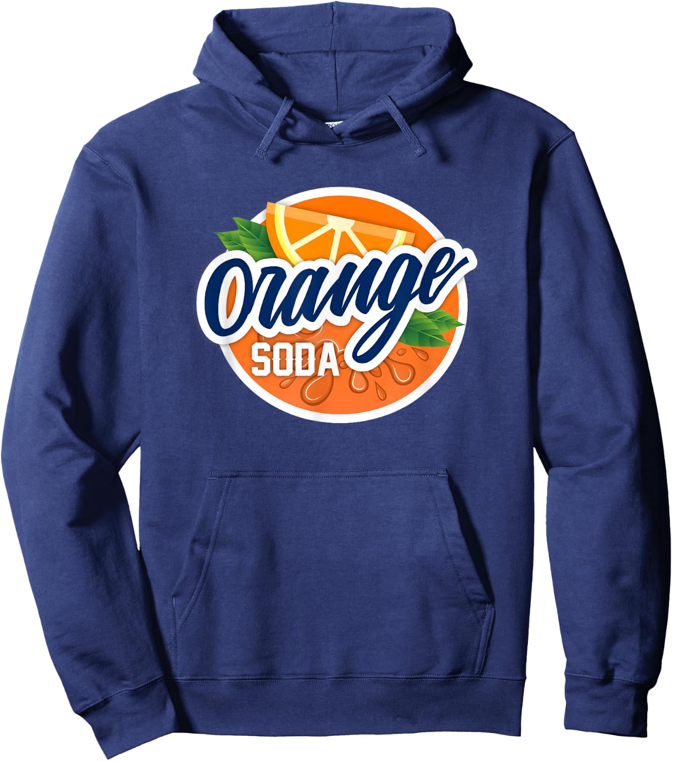 Orange Soda Costume - Men Women T Shirt Hoodie - Hoodie | Navy