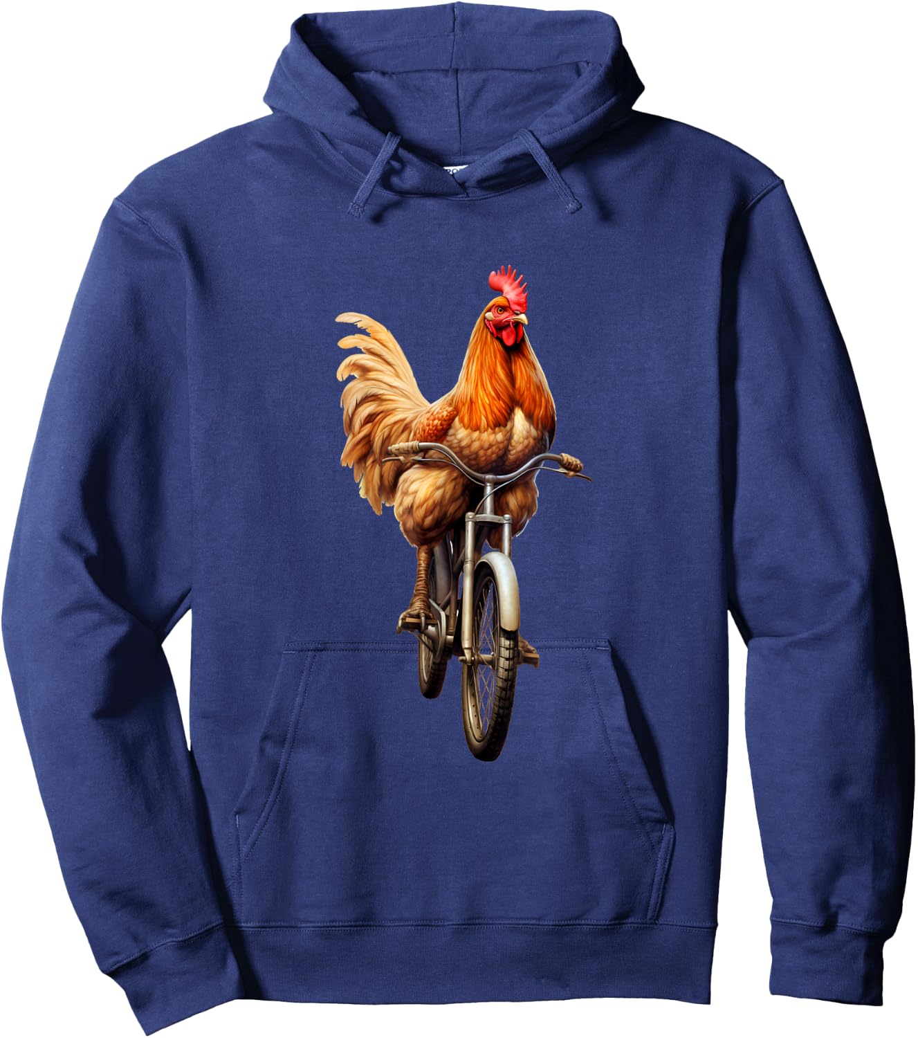 Chicken Bike Cycling Hoodie - Hoodie | Navy