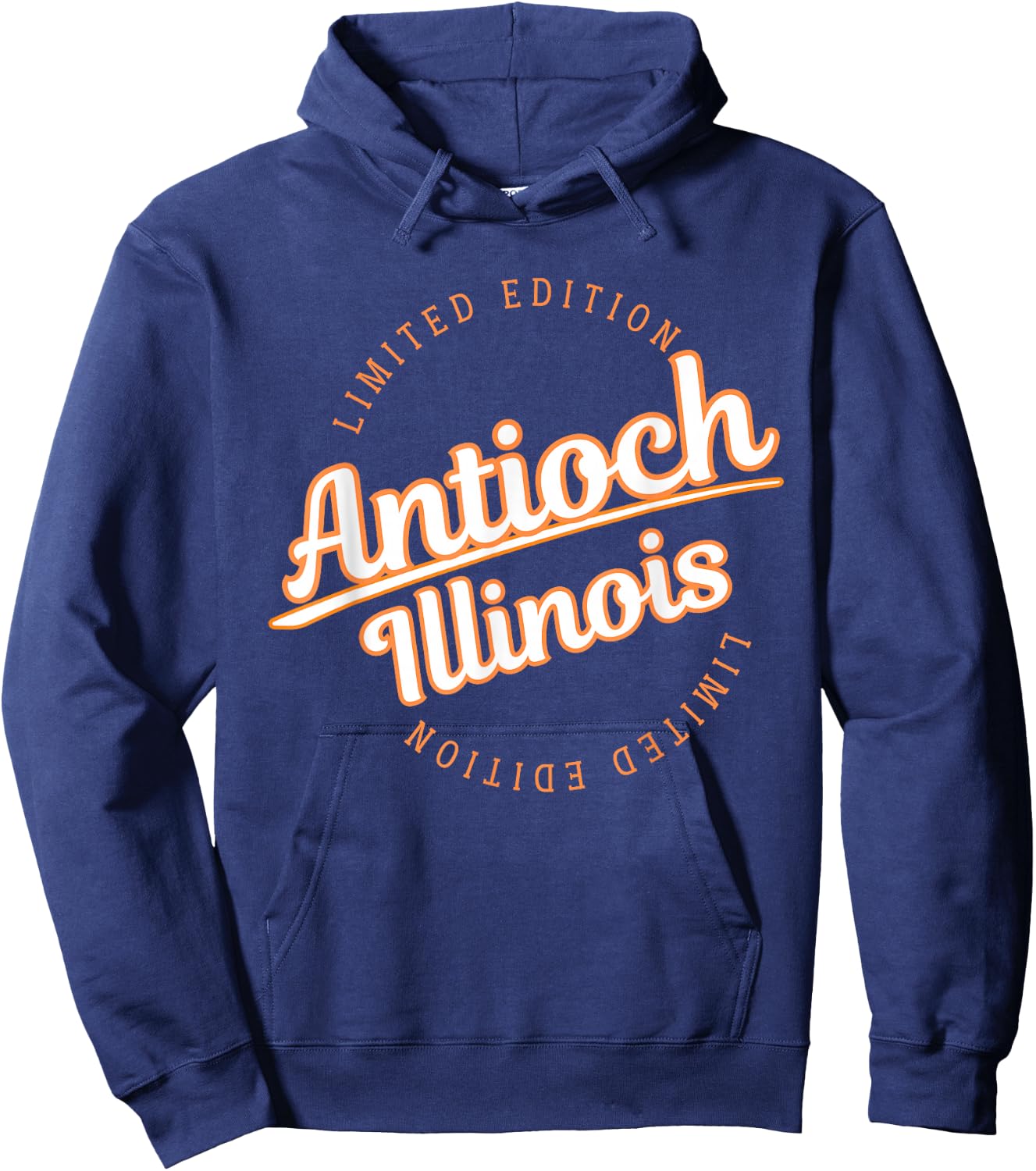 Retro Athletic Antioch IL Apparel Hoodie - Hoodie | Navy