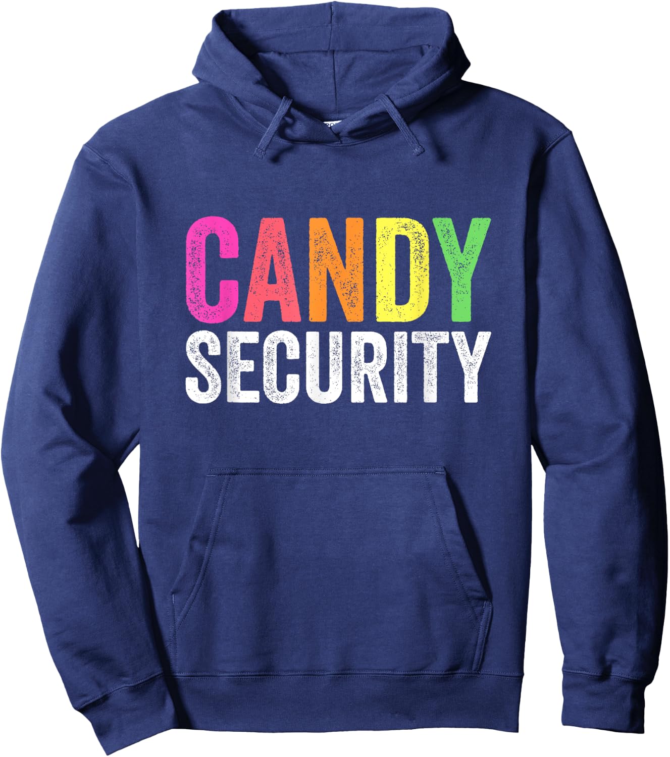 Funny Candy Security Halloween Costume Hoodie - Hoodie | Navy