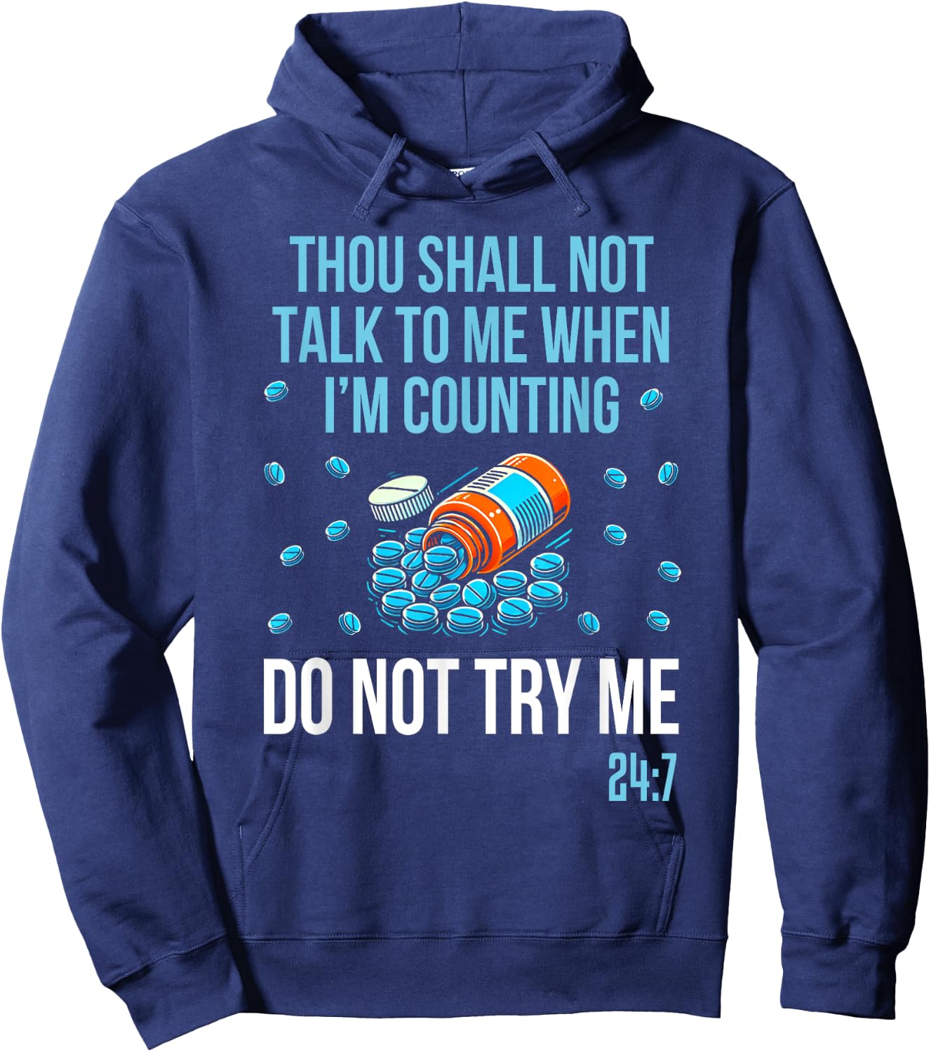 Pharmacist funny pharmacy tech Hoodie - Hoodie | Navy
