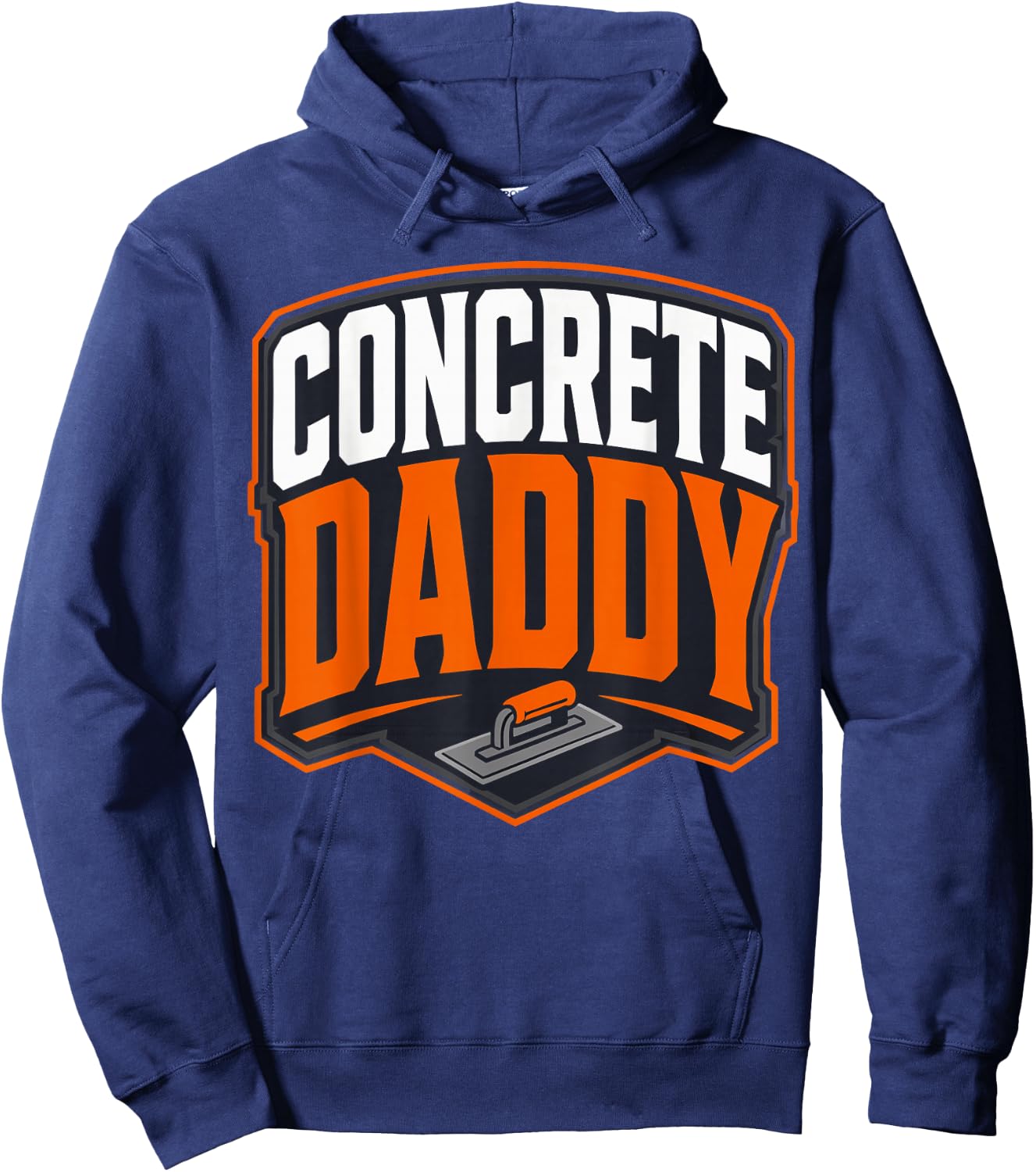 Dad Concrete Finisher Father Concrete Worker Hoodie - Hoodie | Navy