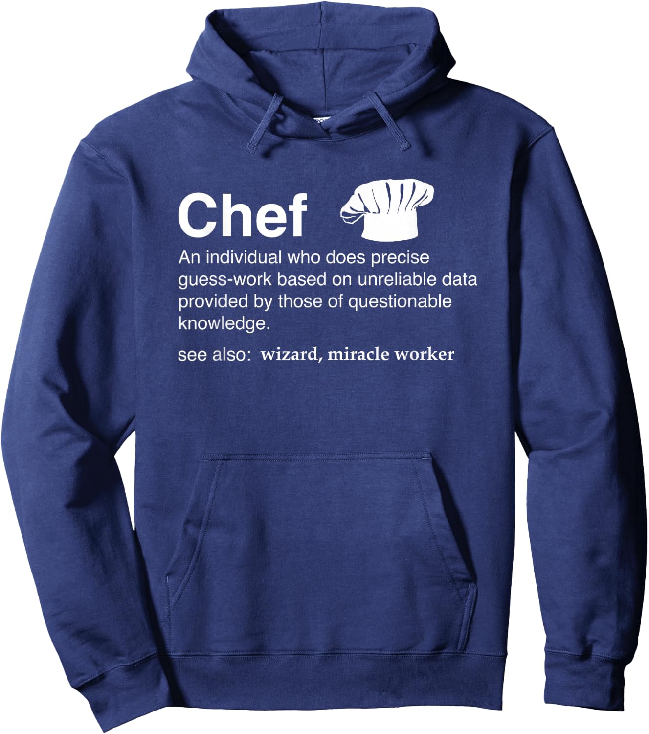 Funny Chef Definition Gift Sous-Chefs Hoodie - Hoodie | Navy