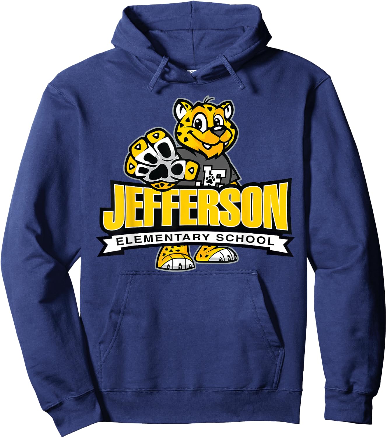 Jefferson Emementary - Jake the Jaguar Je-420 Hoodie - Hoodie | Navy
