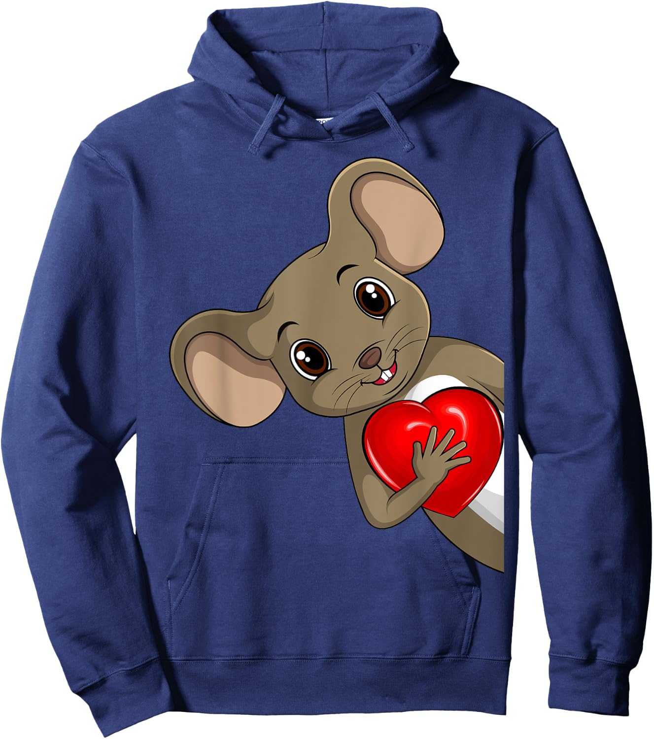 Maus Damen Kinder Mädchen Mäuse Hoodie - Hoodie | Navy