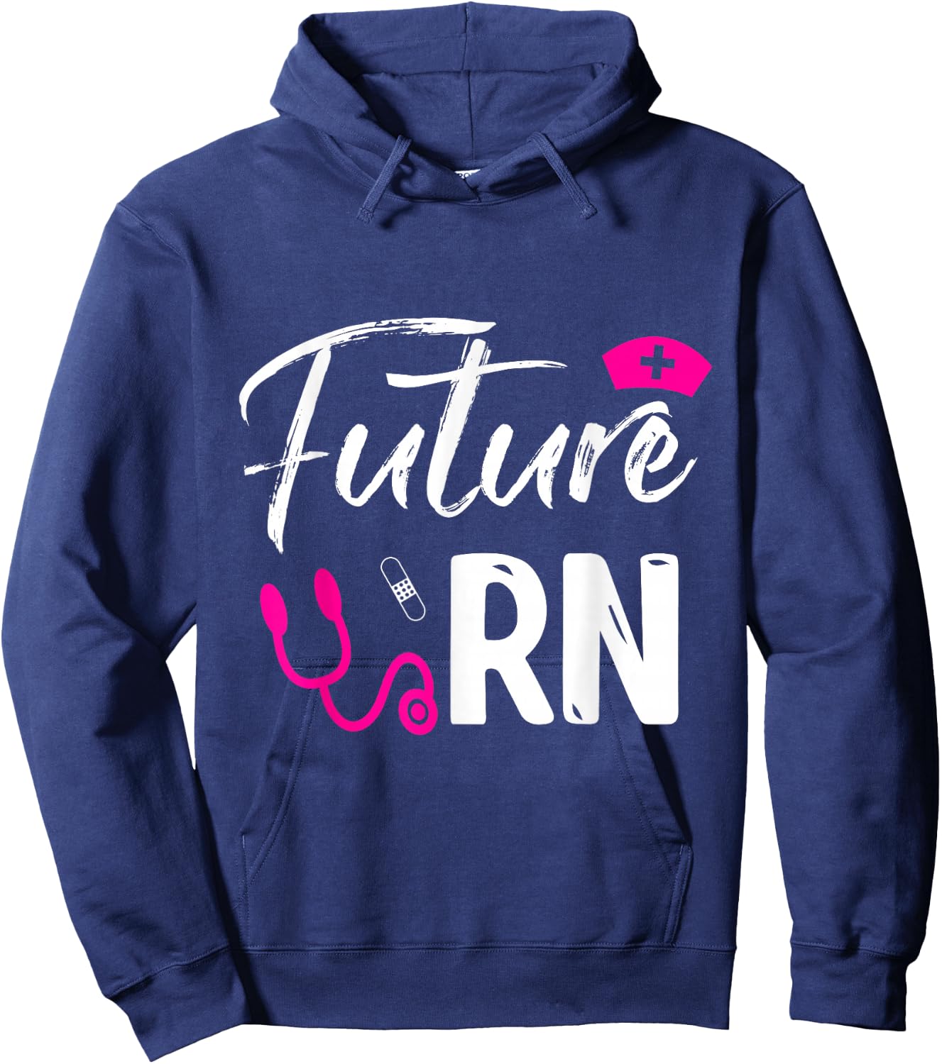 Future RN Nurse Gift Funny Registered Nurse Hoodie - Hoodie | Navy