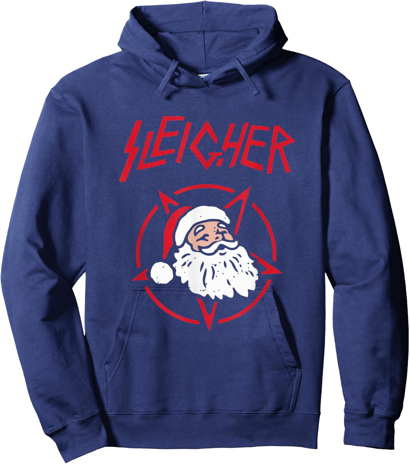 Santa the Sleigher Hoodie - Hoodie | Navy