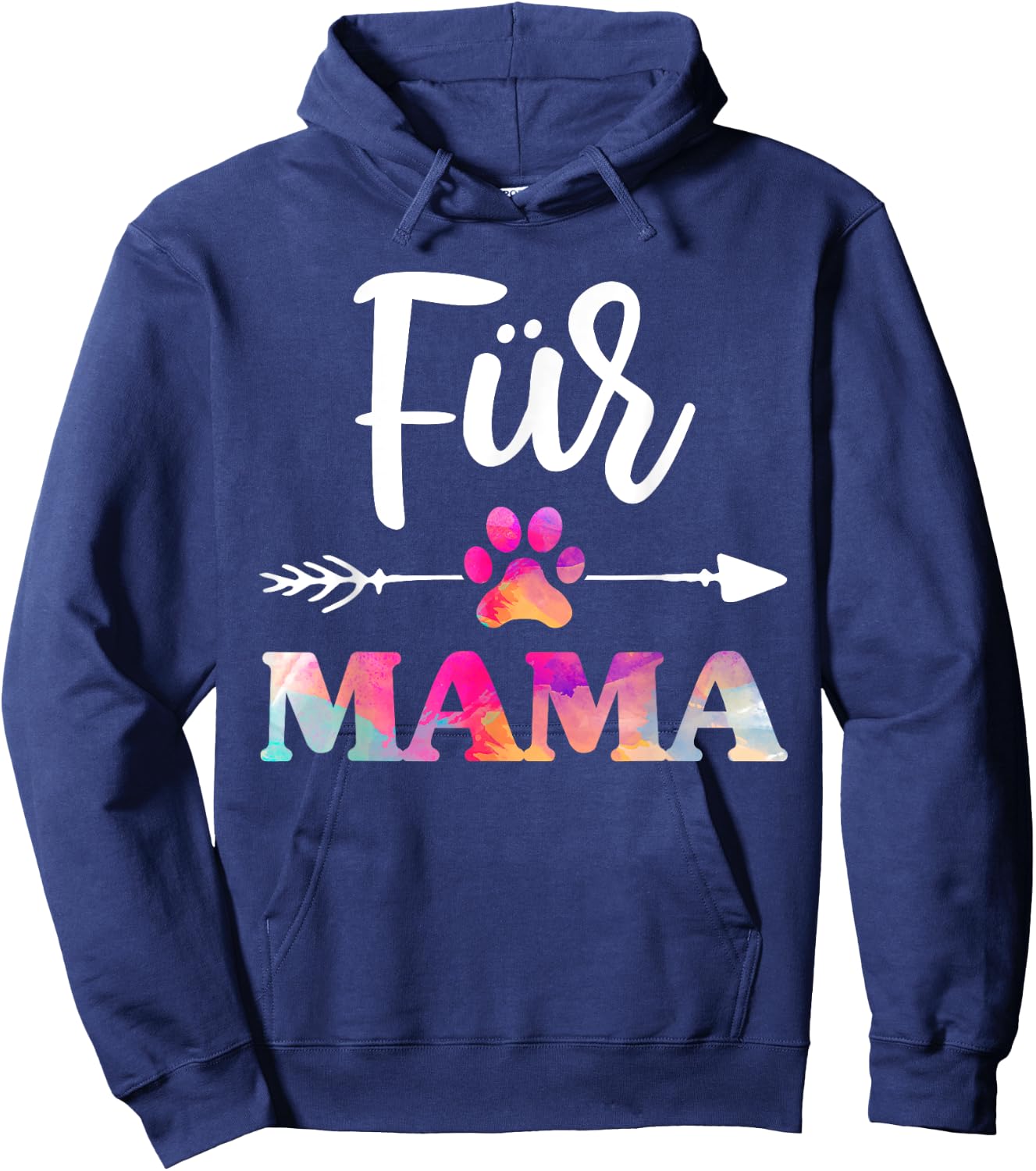 Fur Mama Pet Lovers Shirt , Mothers Day Hoodie - Hoodie | Navy