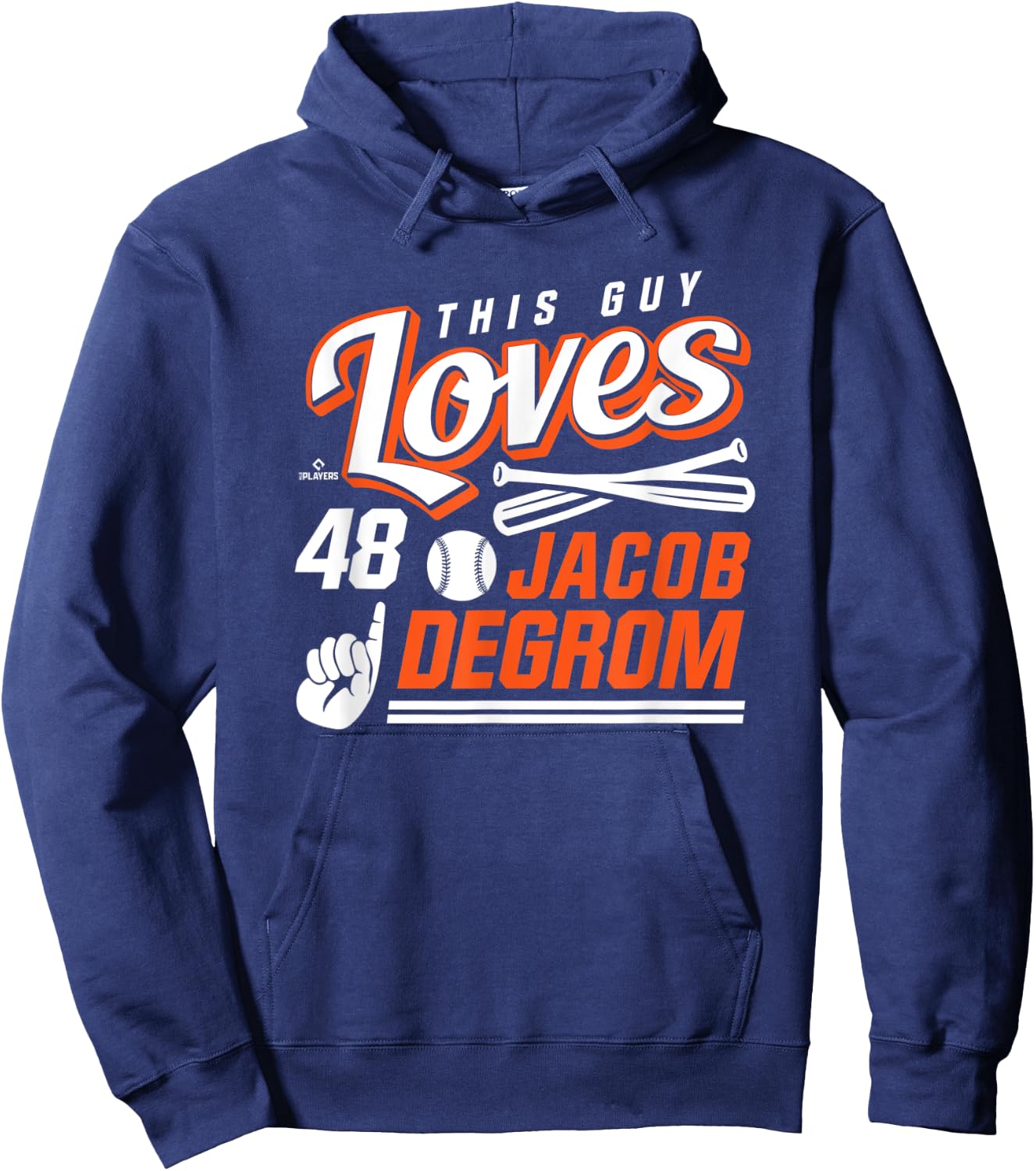This Guy Loves Jacob deGrom Hoodie - Hoodie | Navy