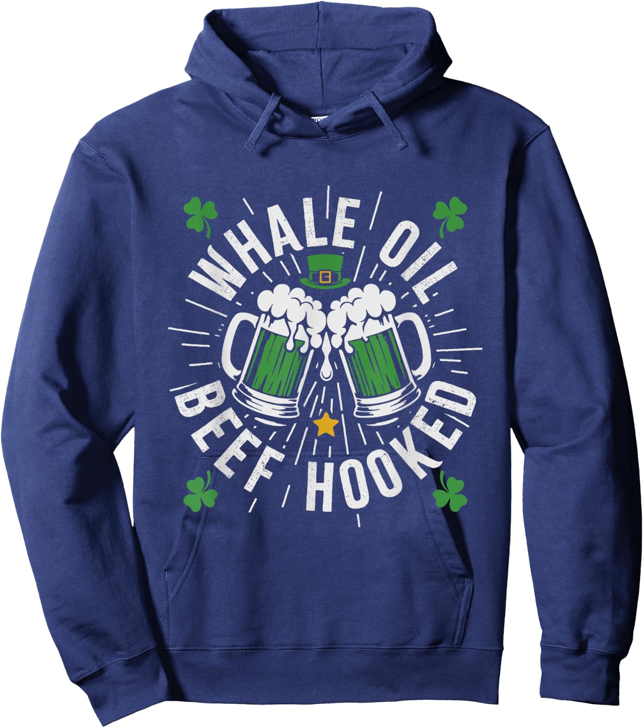 Whale Oil Beef Hooked Hoodie - Hoodie | Navy